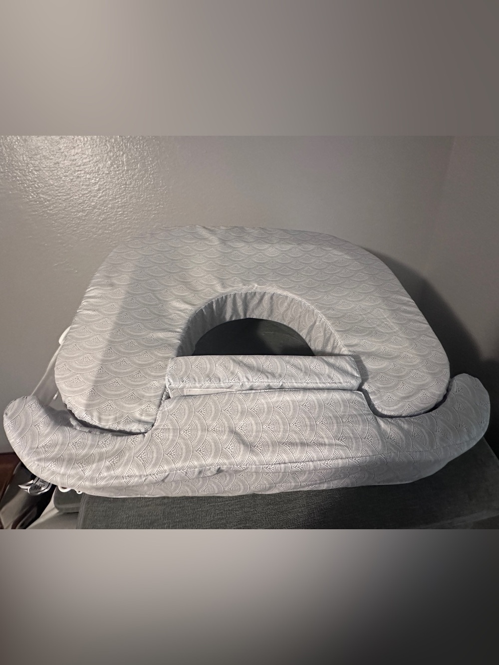My Brest Friend Twin Plus Nursing Pillow Gray - Picture 1 of 3